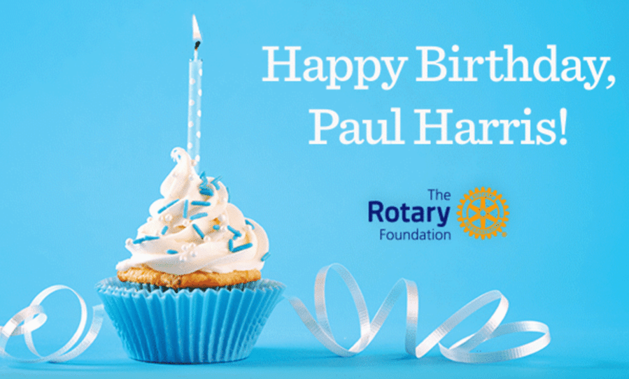 We celebrate a true Rotary legend – Paul Harris